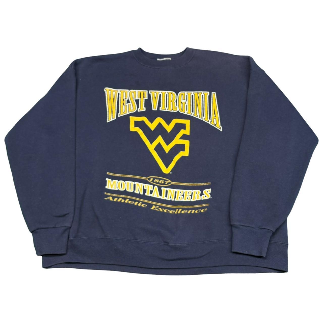 Vintage West Virginia University Sweatshirt 1990s Depop