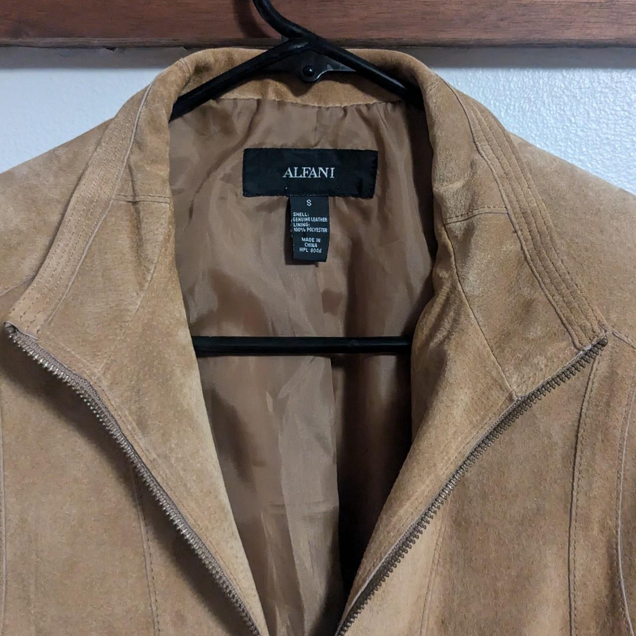 ジャケット・アウター ALFANI brown polyester jacket ALFANI brown polyester jacket