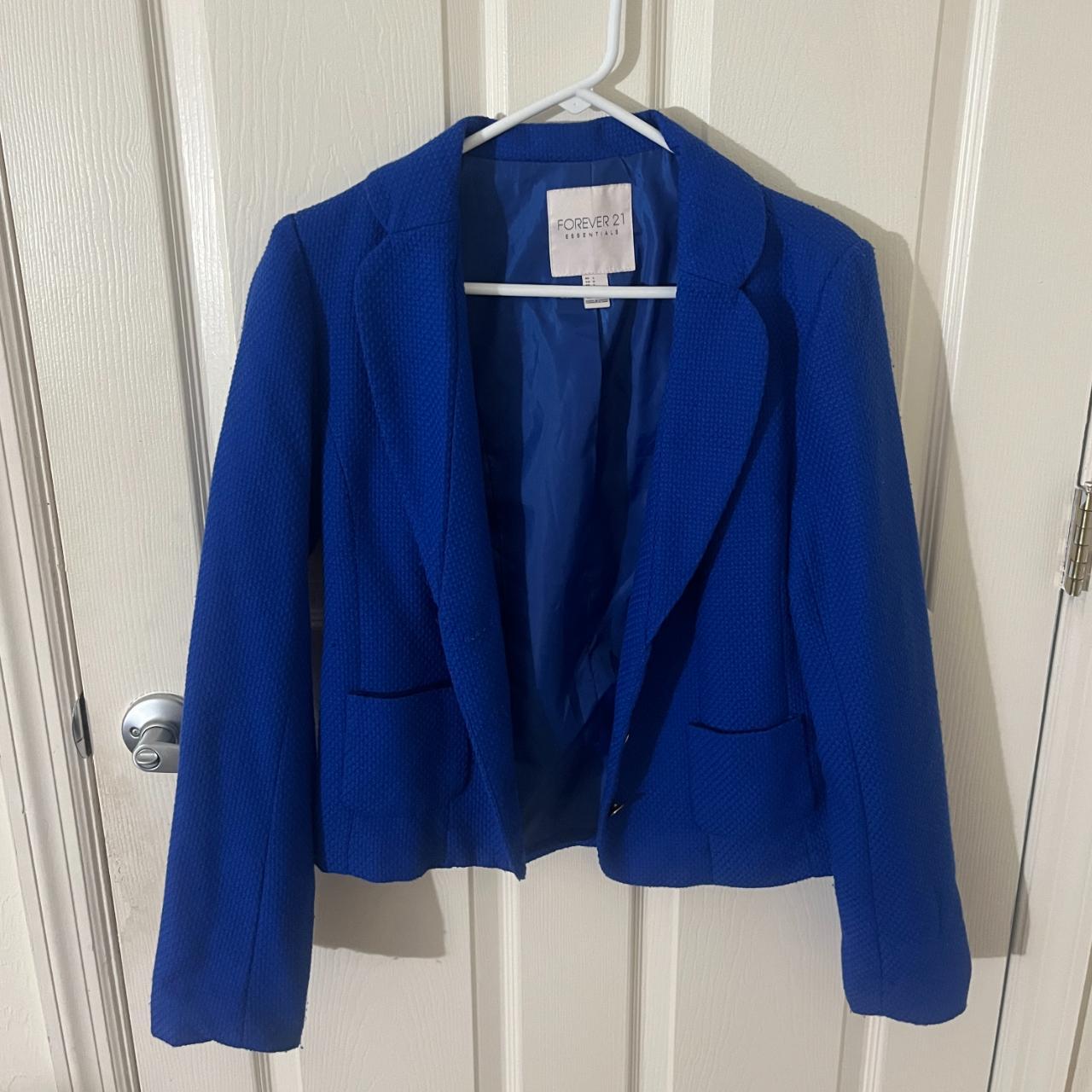 Forever 21 blue jacket best sale