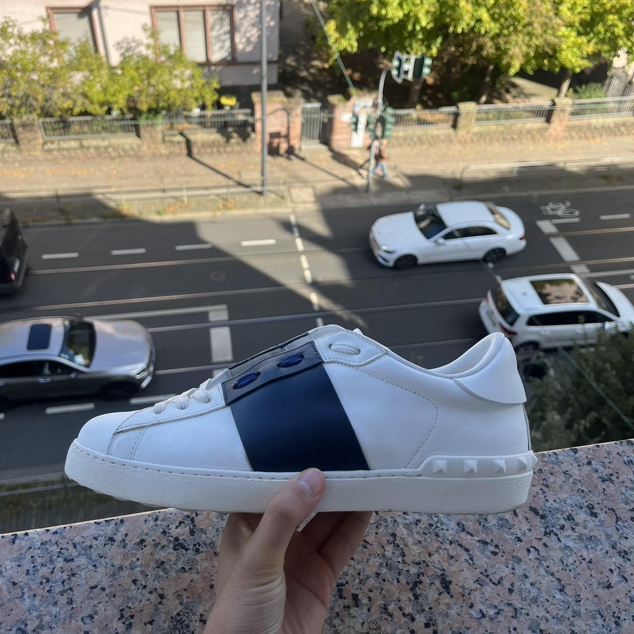 Valentino Open Sneaker Valentino Navy Shoes Valentino Garavani