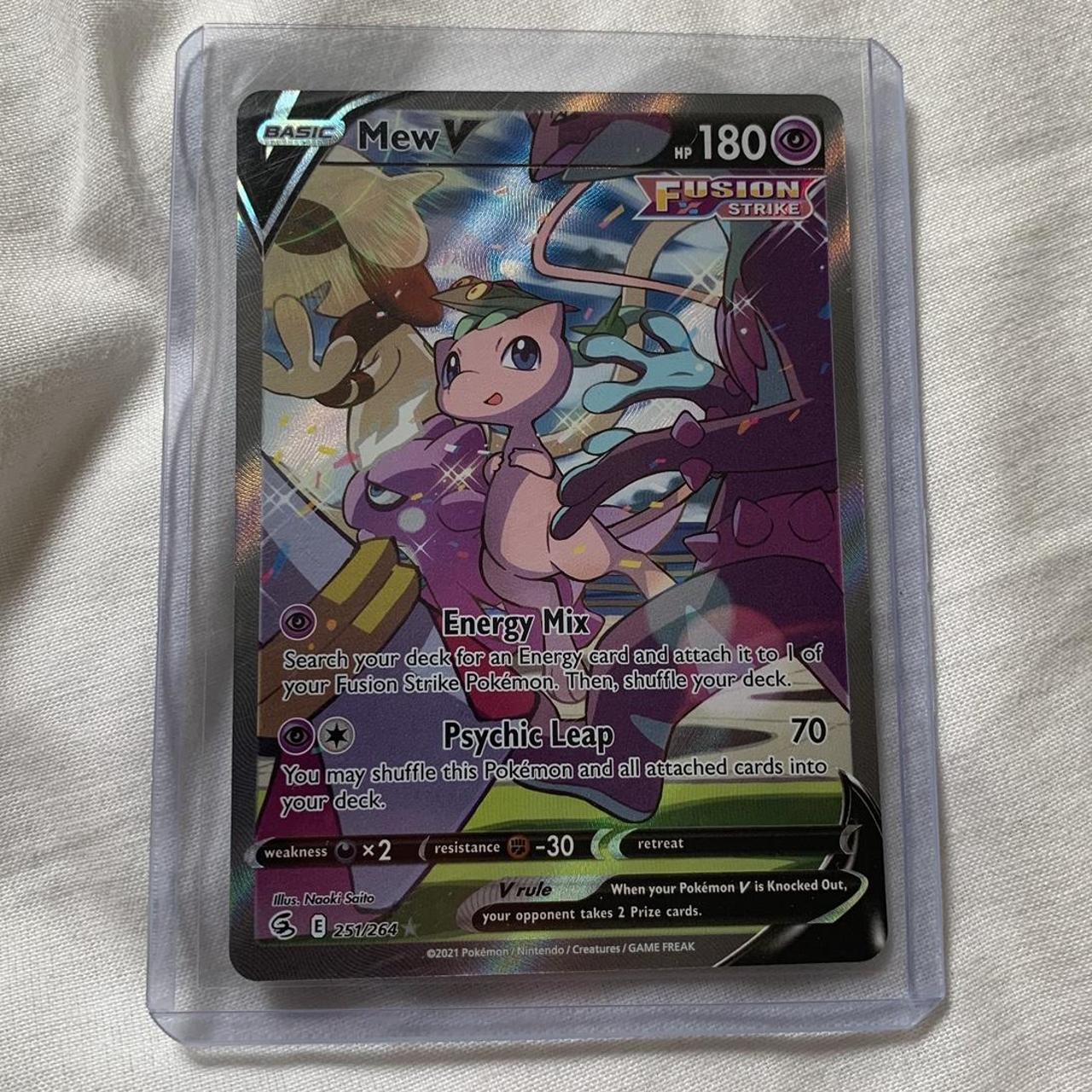 Mew v alt art from fusion strike Near mint to mint... - Depop