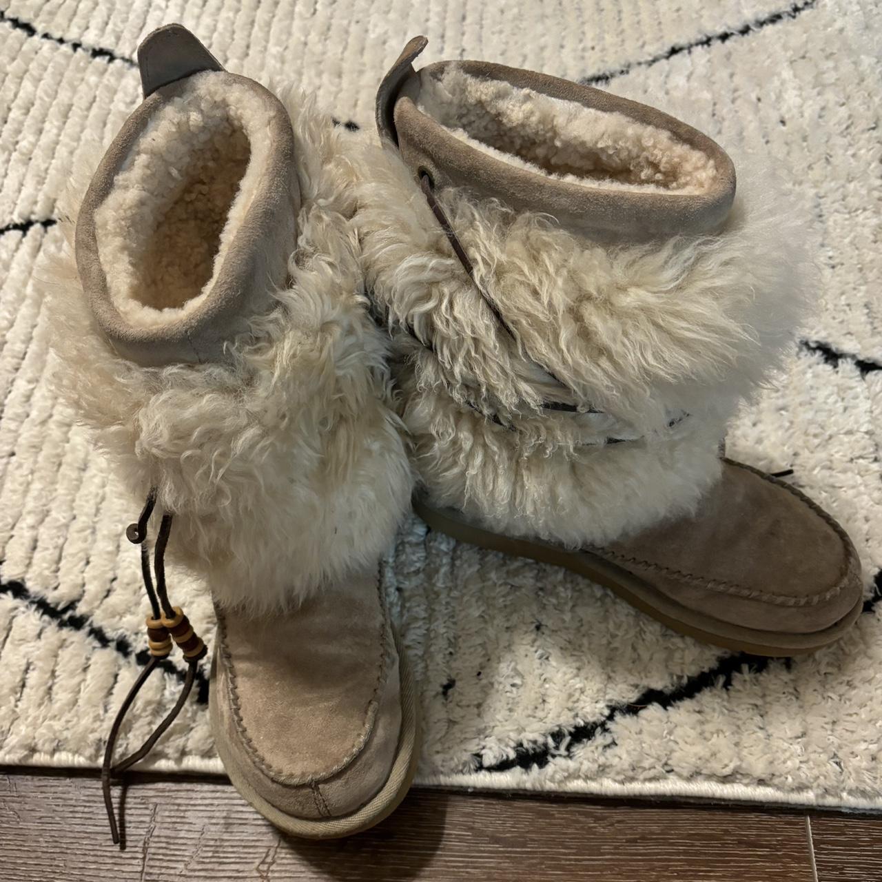 rare y2k Ugg Australia beaded Eskimo boots #y2k #uggs | Depop