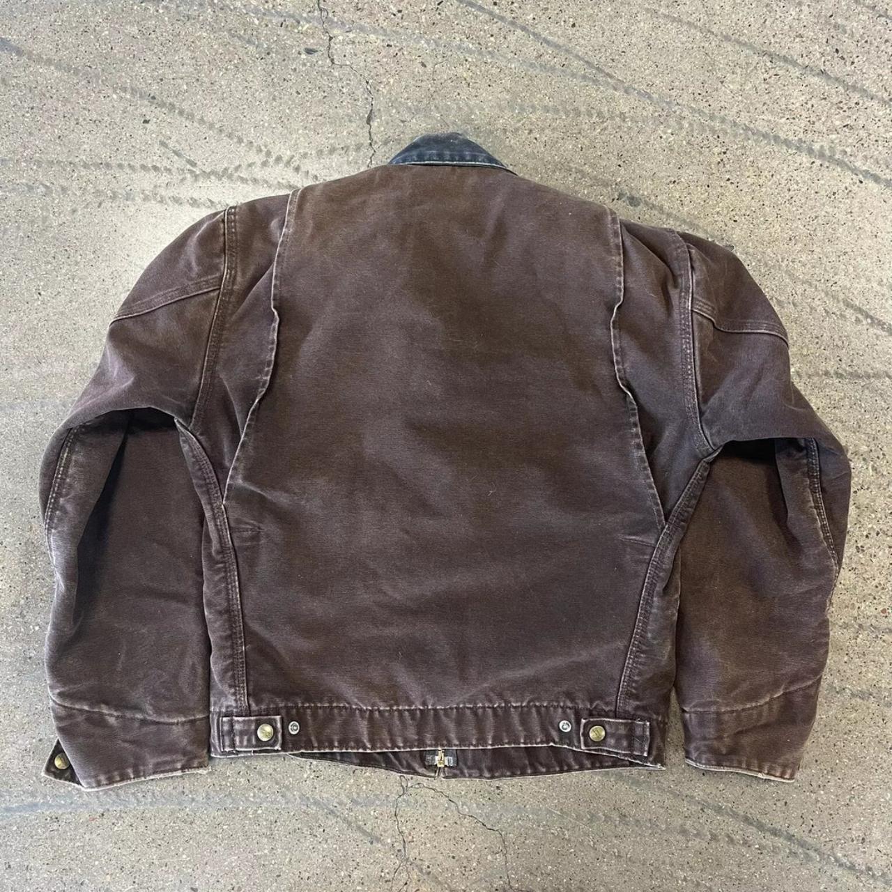 Vintage Carhartt Detroit Jacket Brown If You're - Depop