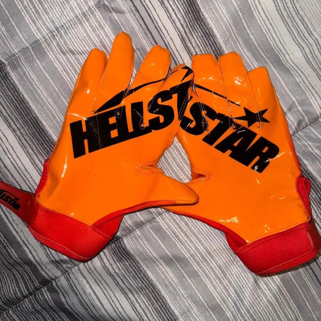 Hellstar Men's Gloves - Orange/Multi – HELLSTAR G… - image 2