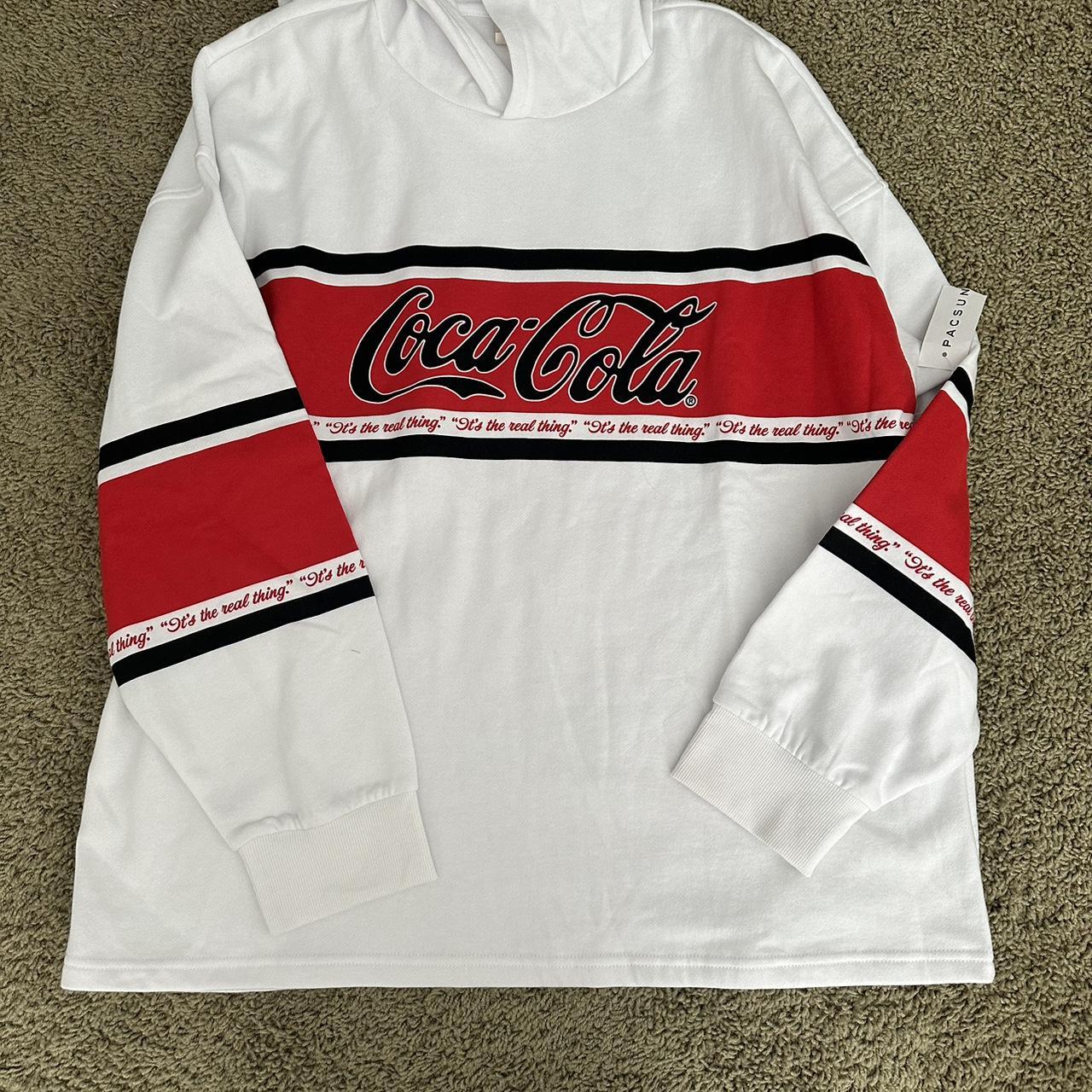 coca cola hoodie from pacsun never worn Depop