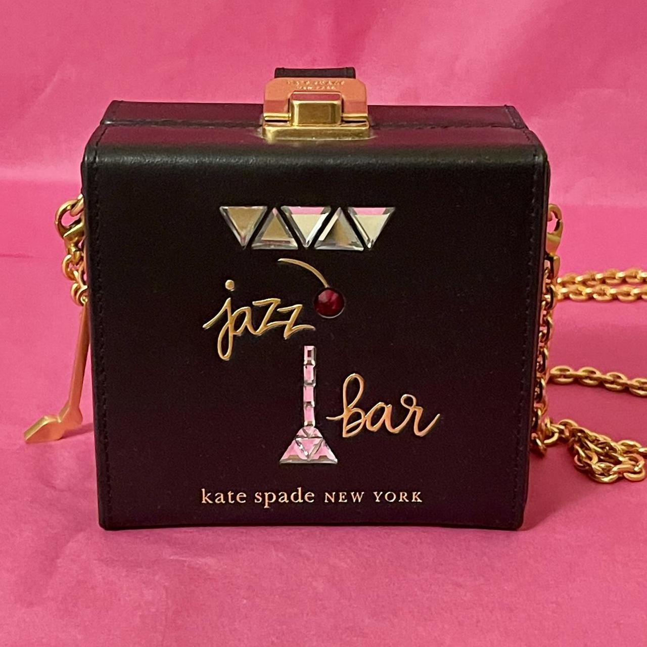【美品】Kate Spade jazz bar パーフェクト マッチボックス NWT KATE SPADE Perfect Match Jazz Bar Micro Leather Fire Matchbox