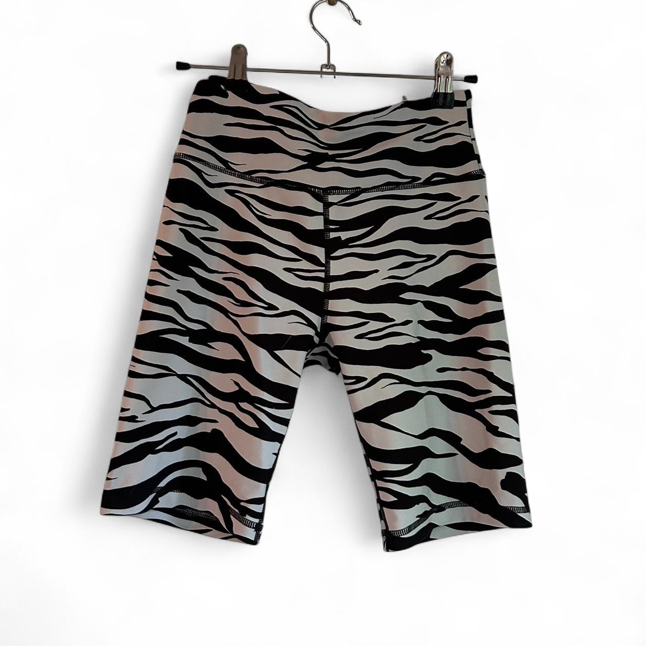 Gymshark Women's Shorts Multi/Black XS – Super fun zebra gym