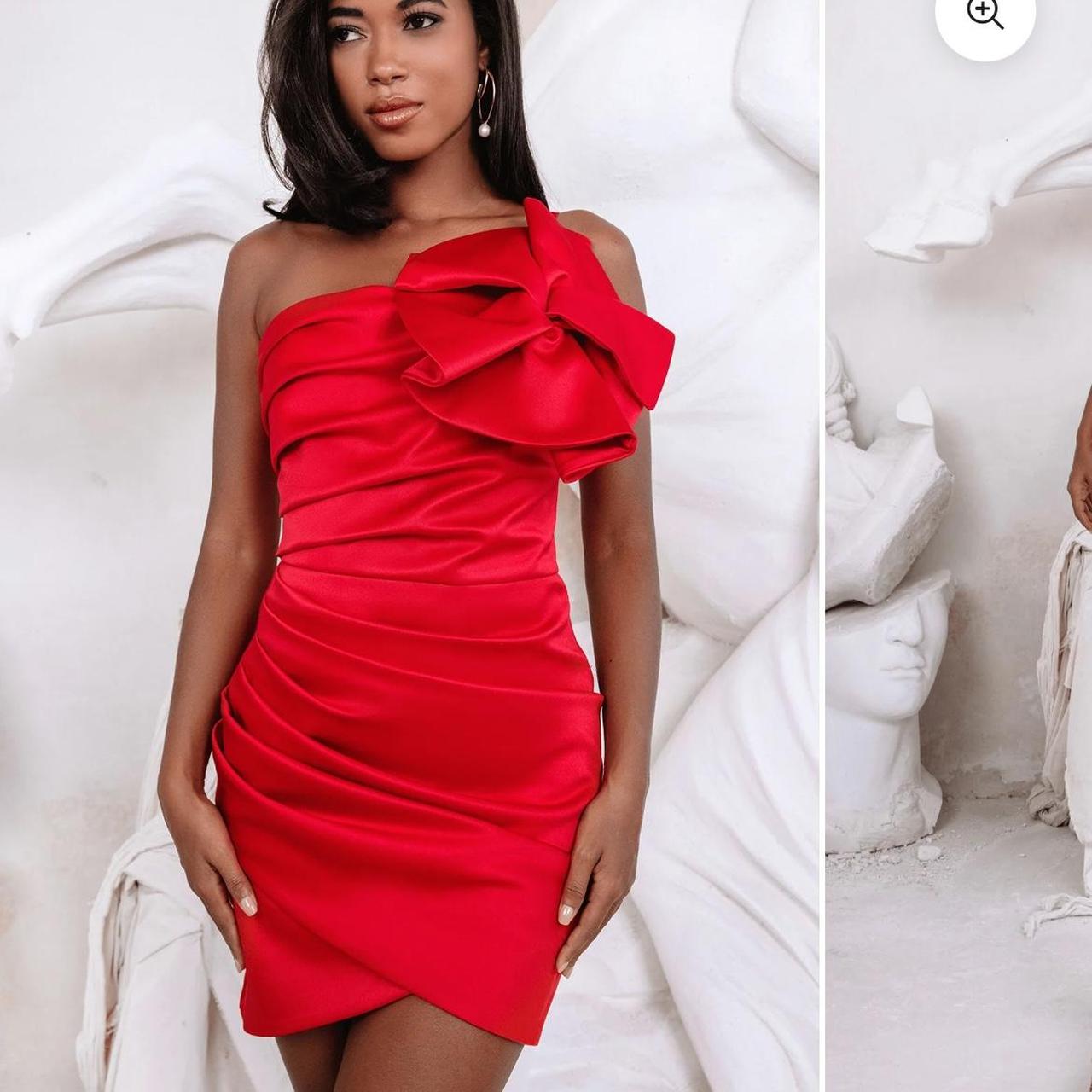 Lavish alice red dress best sale