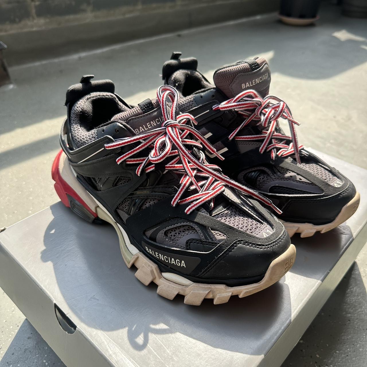 Balenciaga track black red online