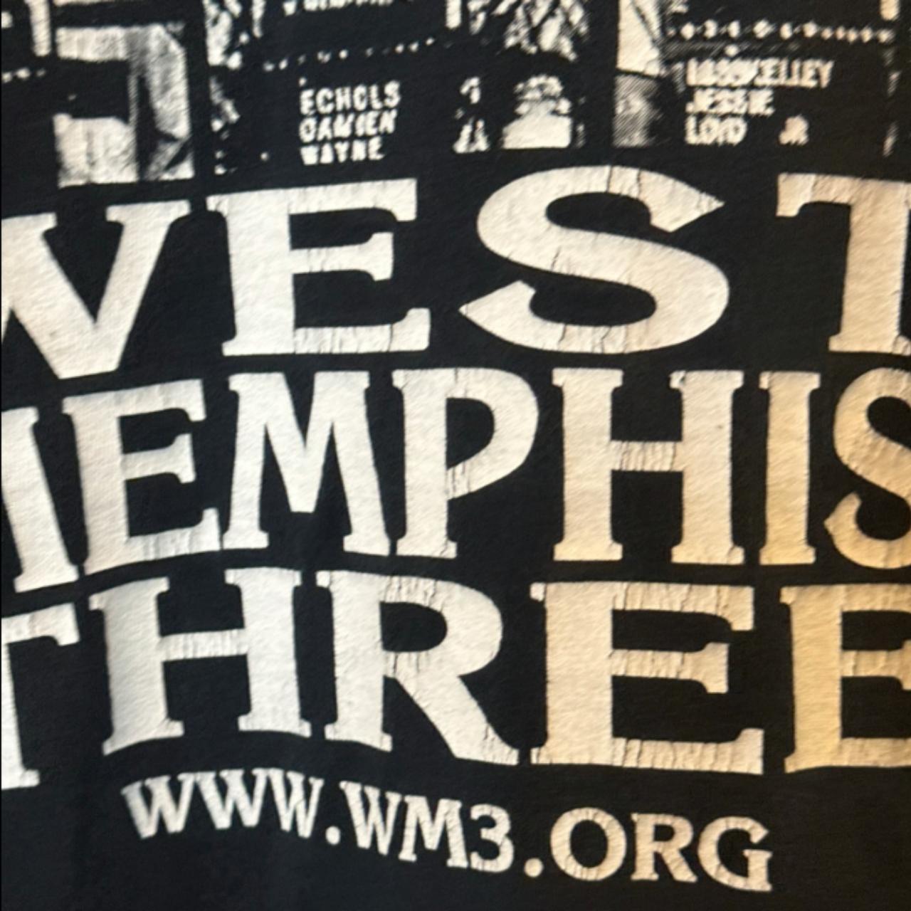 Vintage Free The West Memphis Three T-Shirt XL FOTL | Depop
