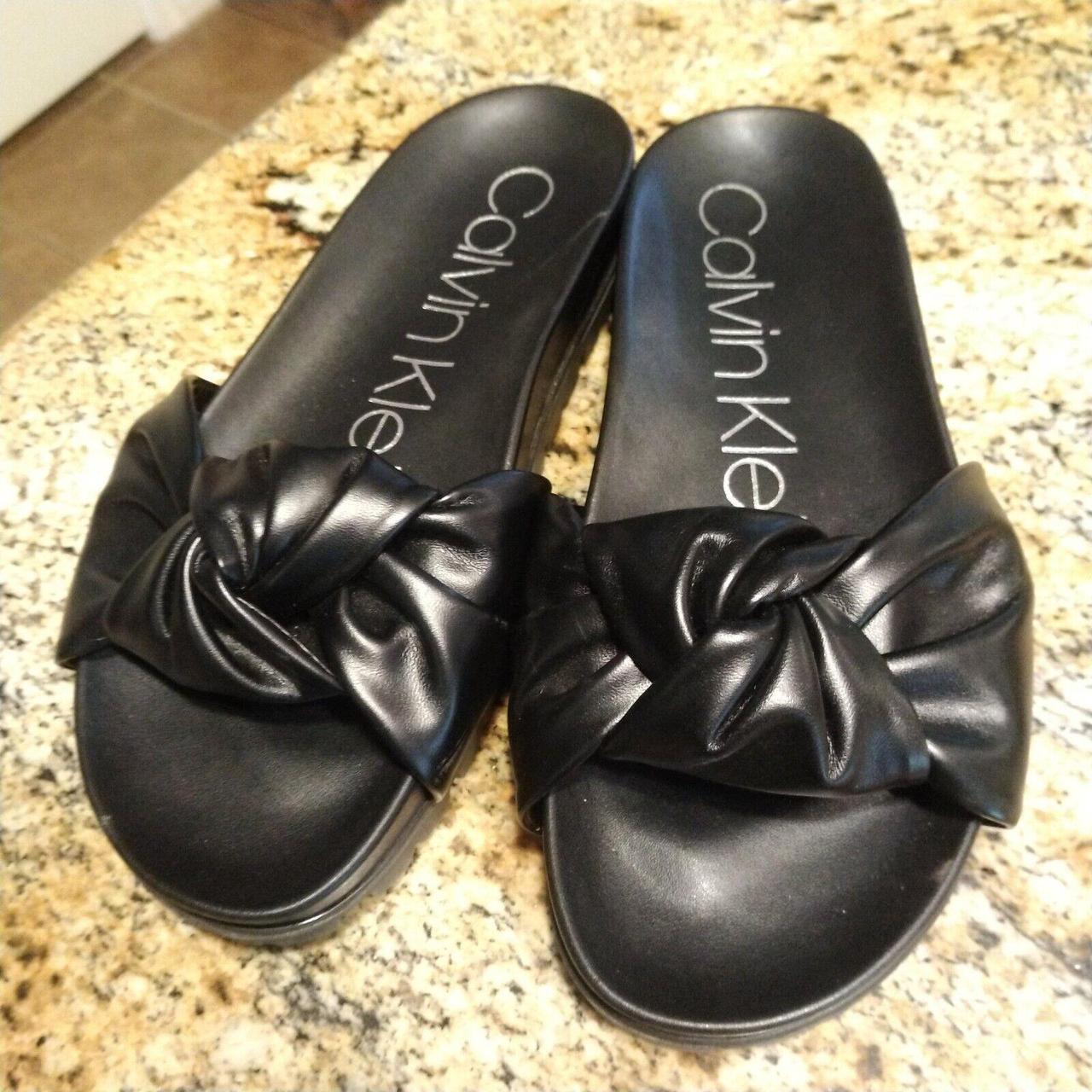 Womens black sandals size 7 hotsell