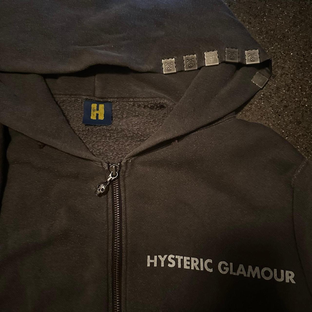 rare hysteric glamour ramones skull design zip up | Depop