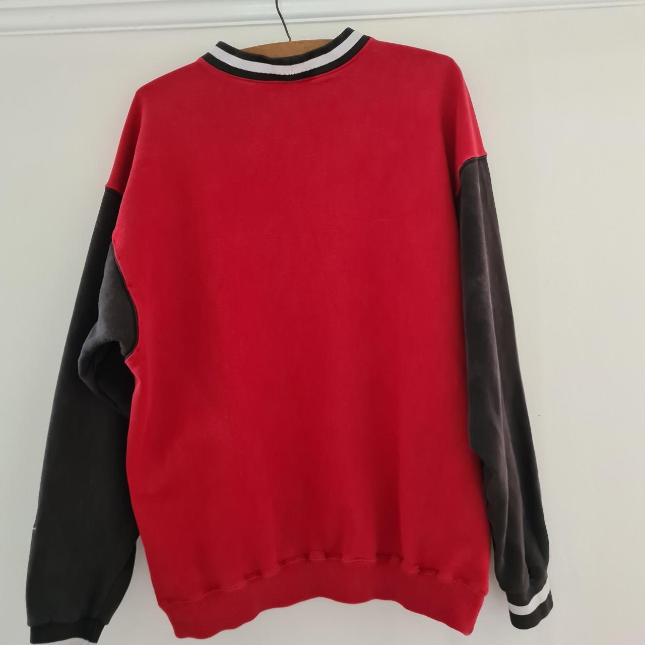 Nike Men's Black and Red Sweatshirt | Depop