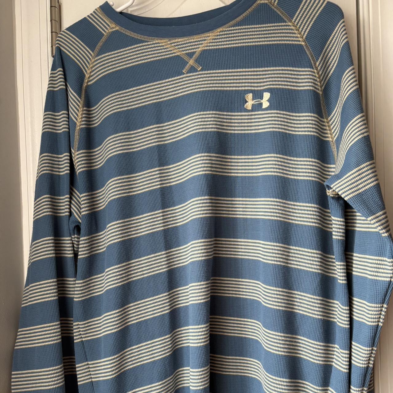 Under Armour Men's Shirt - Blue/Multi - XL – Under Armour // Striped // Catalyst // …