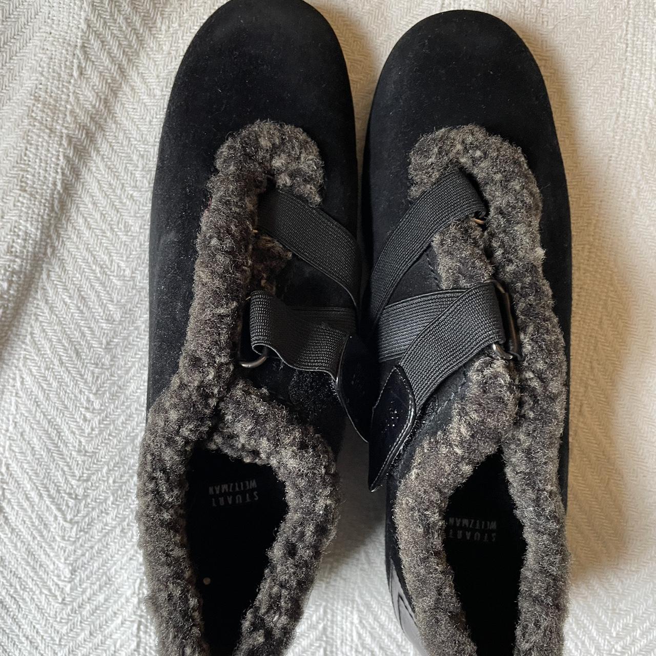 Stuart Weitzman fleece lined sneakers,