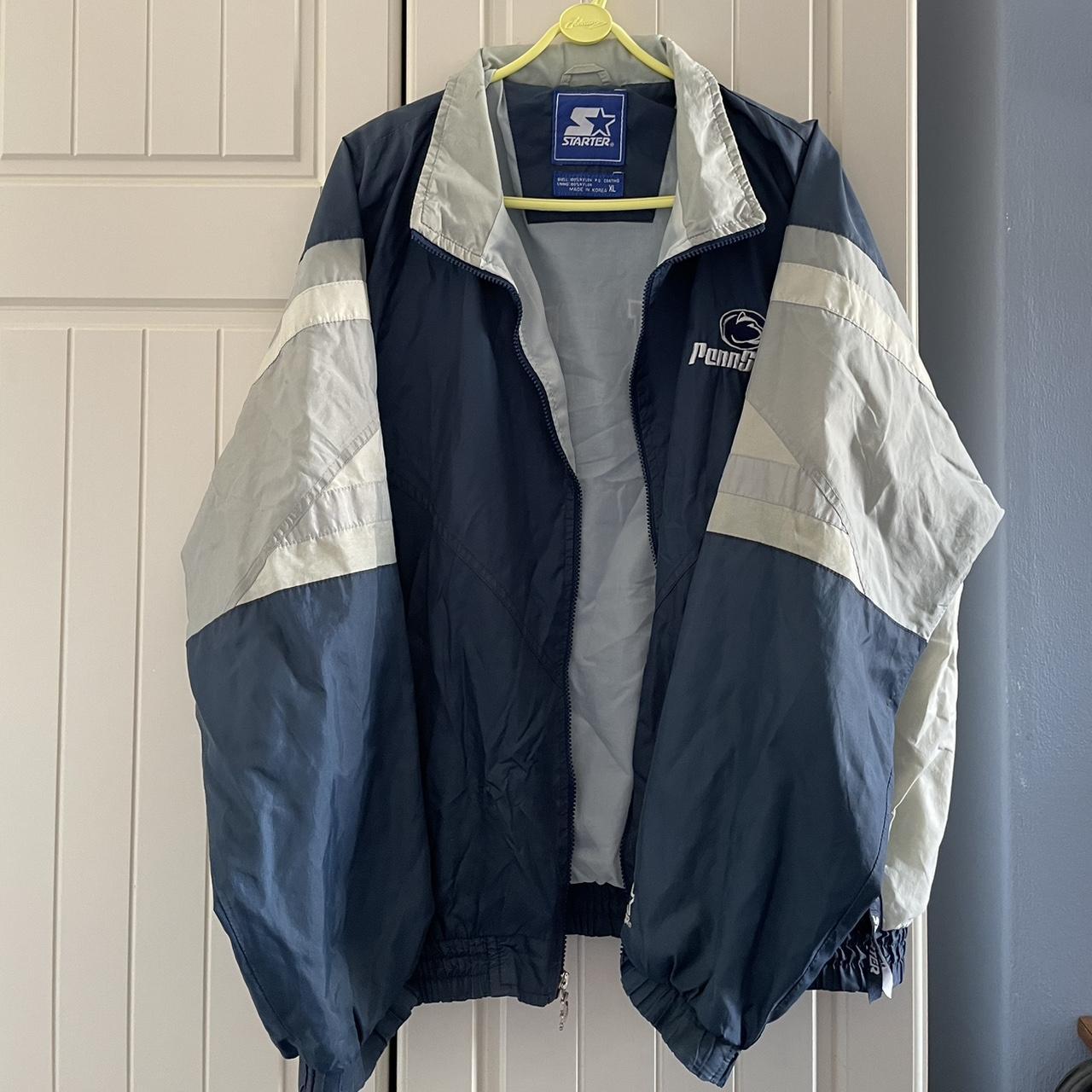 Retro 90s Starter Penn State Windbreaker... - Depop