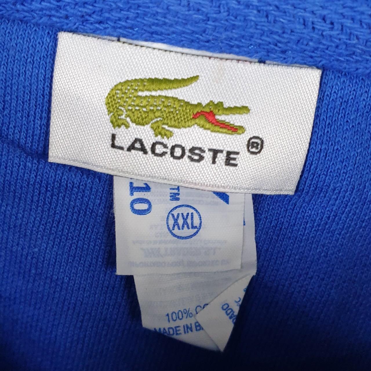 LACOSTE POLO SHIRT MENS BLUE XXL K155... - Depop