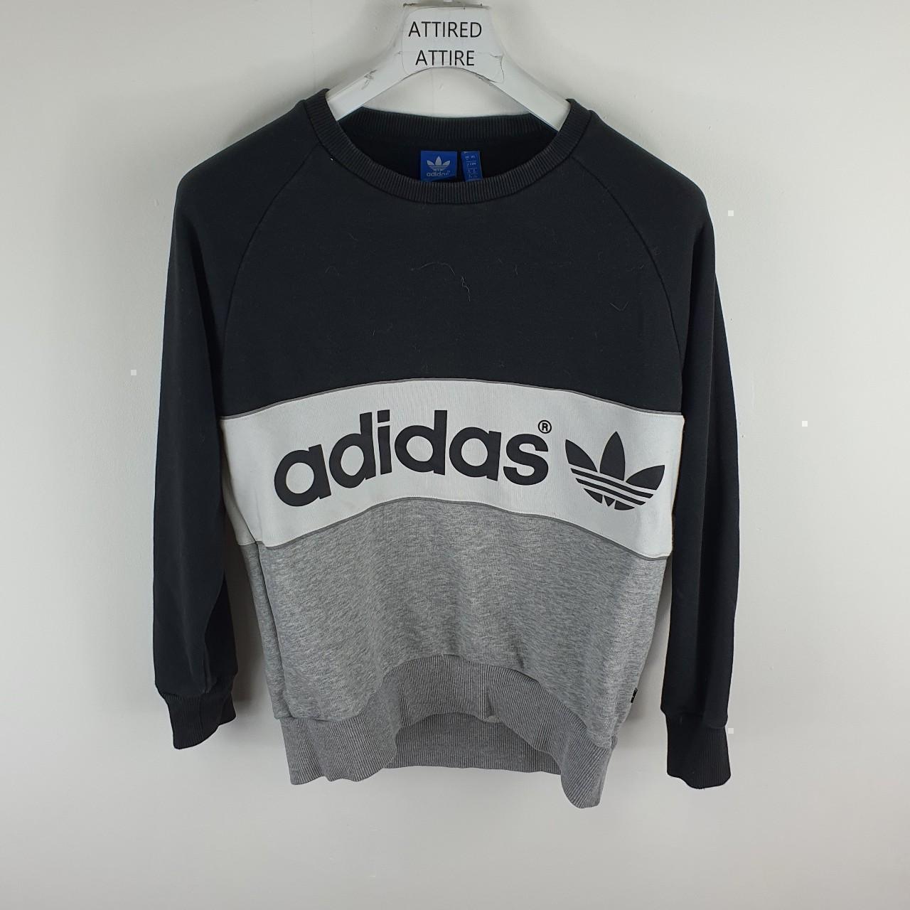 Mens black adidas jumper sale