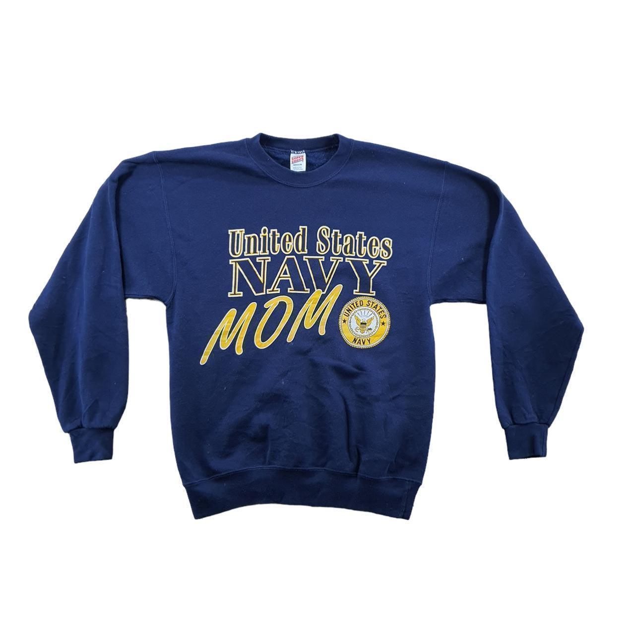 Navy best sale mom sweatshirt