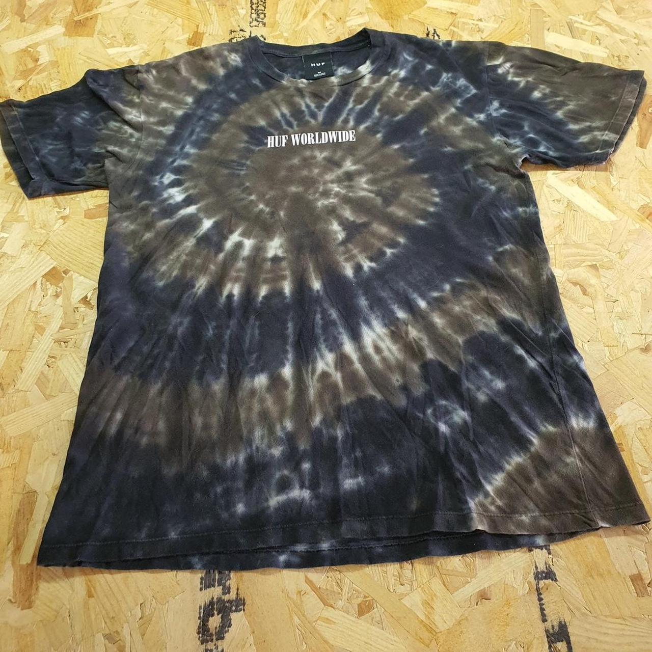 huf worldwide tie dye shirt