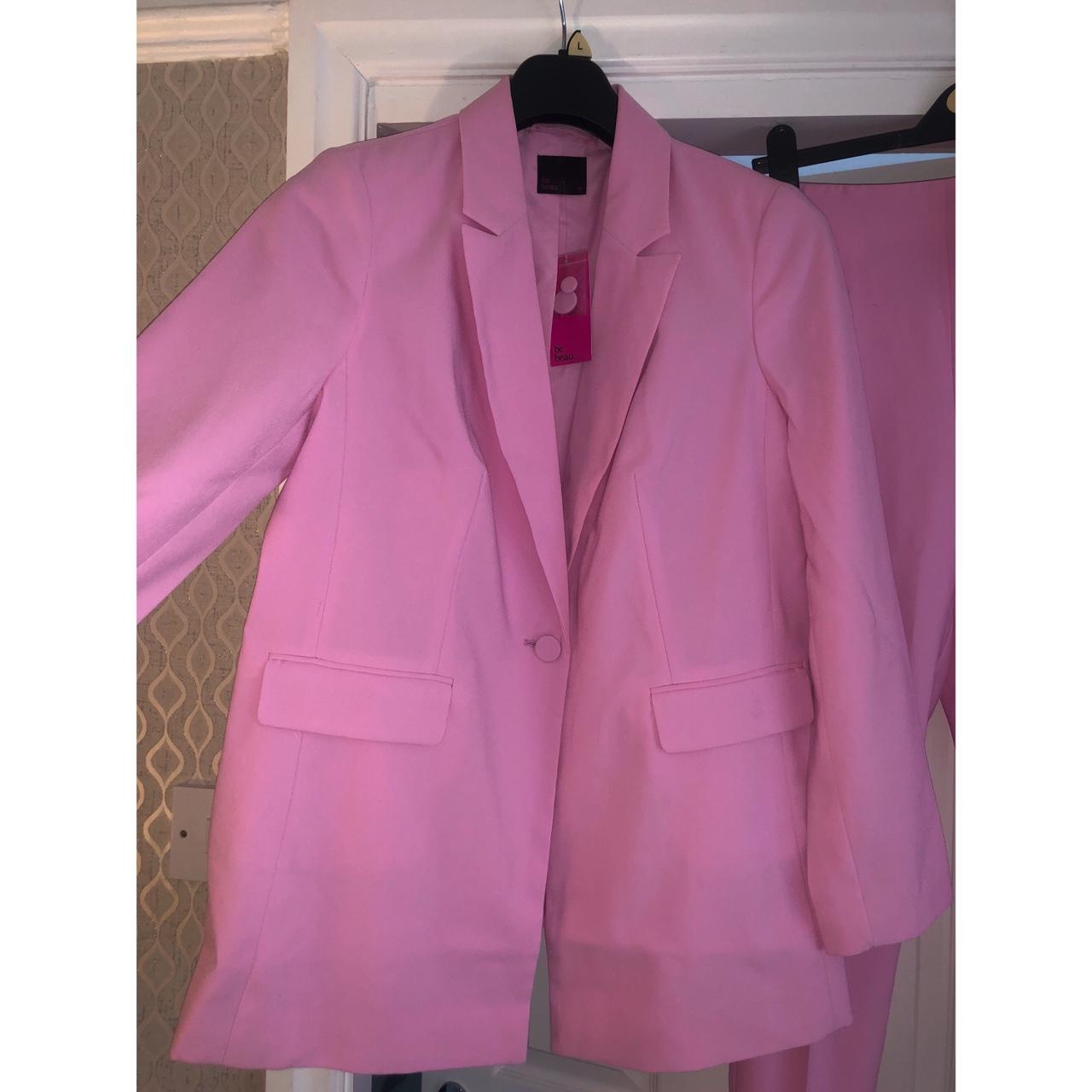 stunning-candy-pink-matalan-blazer-and-trousers-depop