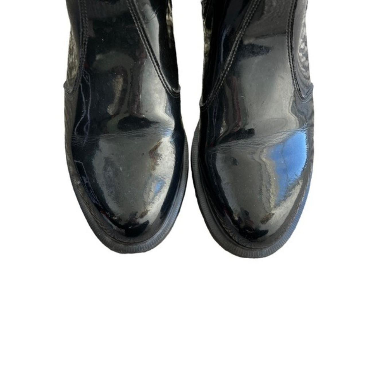 Dr. Martens Faun Black Patent Leather Slip On. Depop