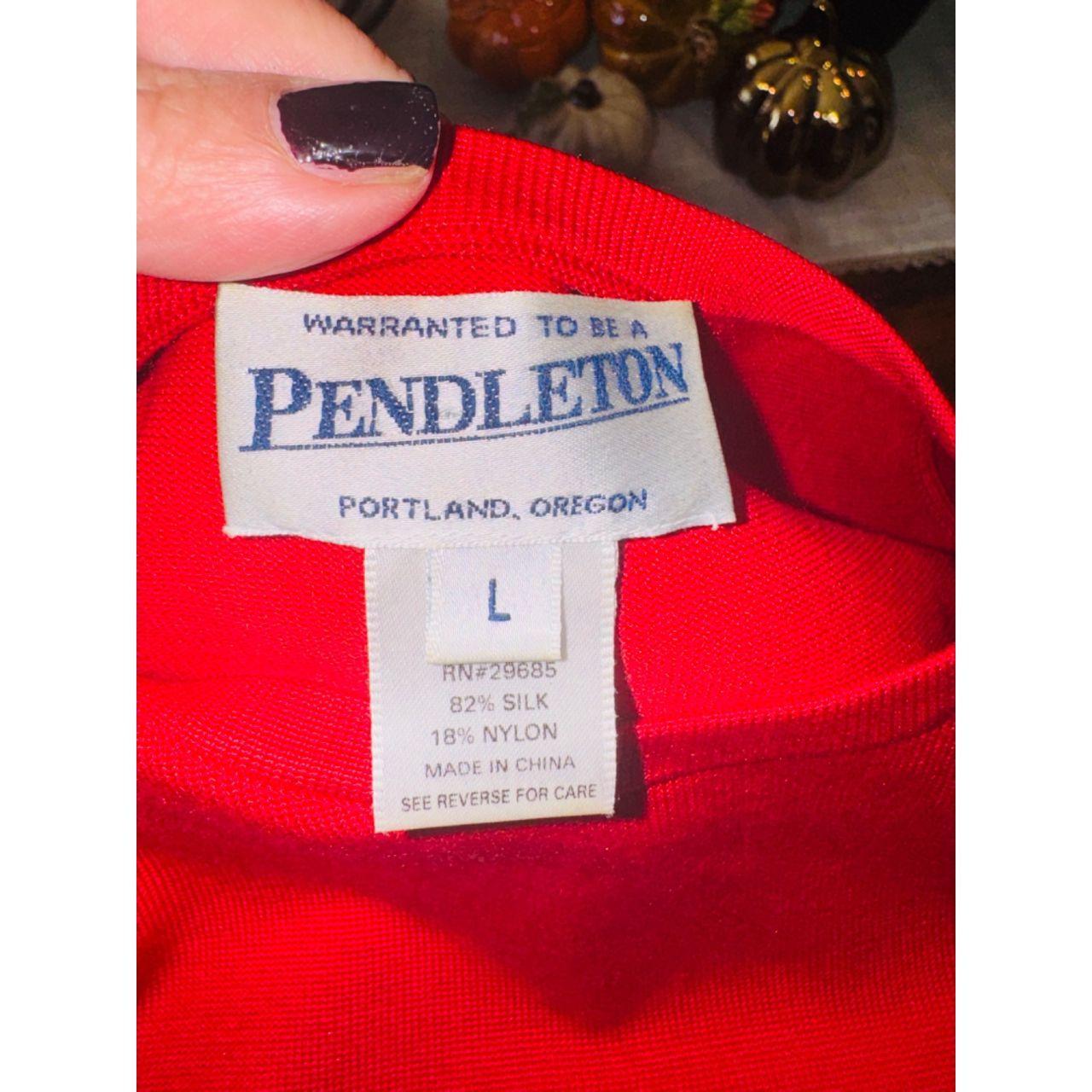 Pendleton Women's Blouse - Red/Orange - L – Pendl… - image 5