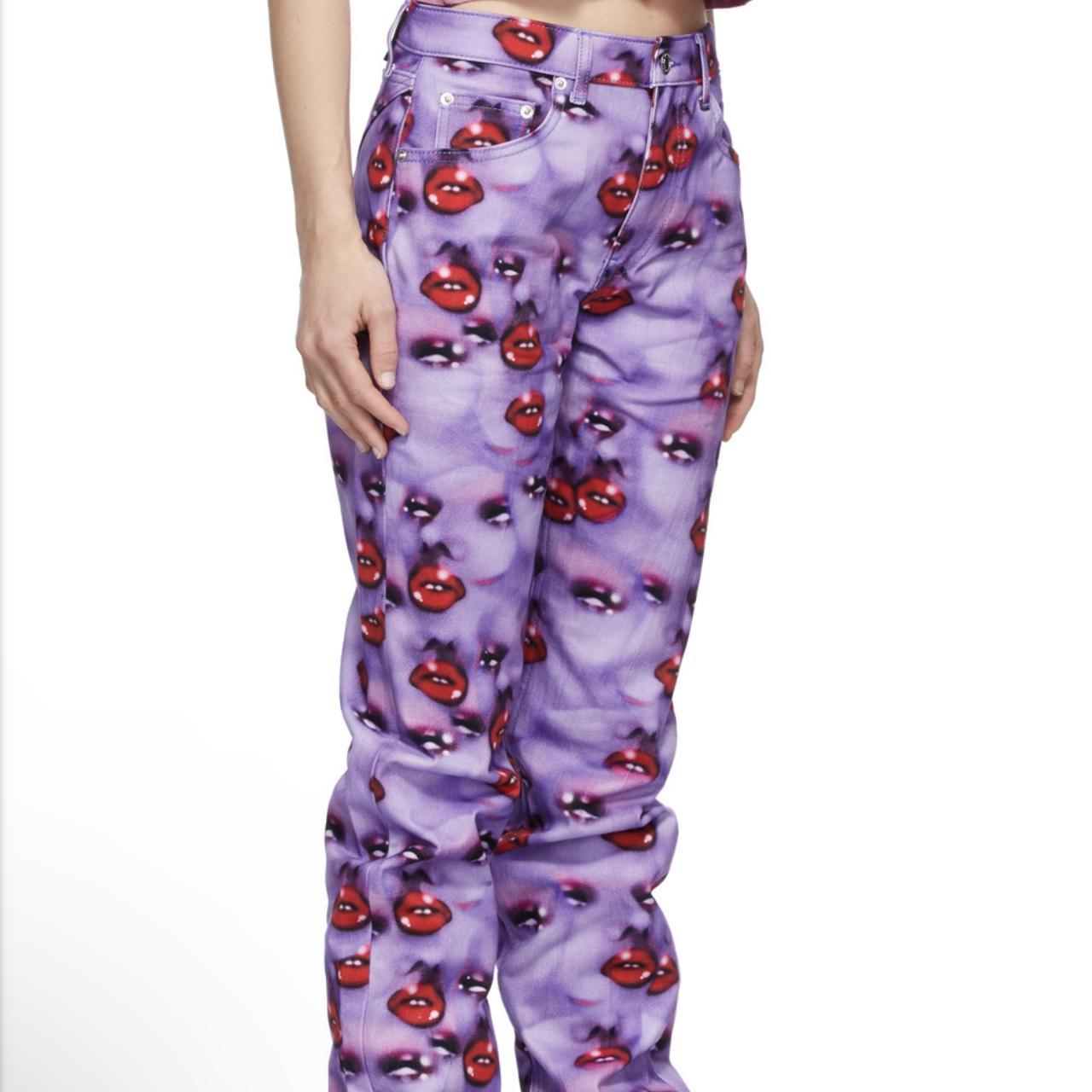 heaven by marcjacobs⭐︎Laser Floral Denim Heaven By Marc Jacobs New Blue Laser Floral Denim Jeans 29