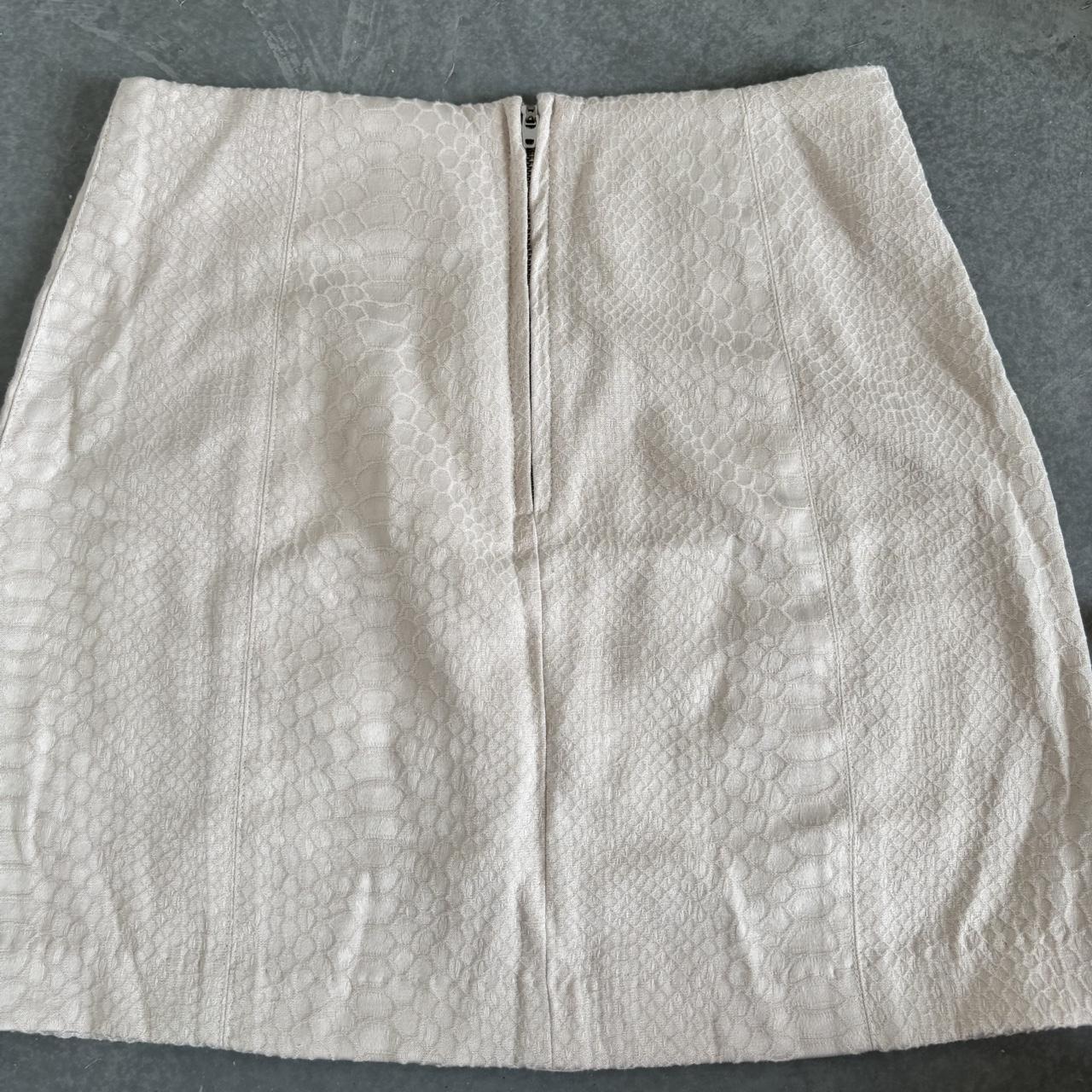 Women's Skirt - White/Cream - S – Cream and white… - image 3