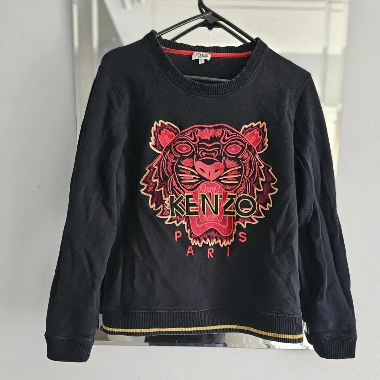 Black and red kenzo sweater hotsell