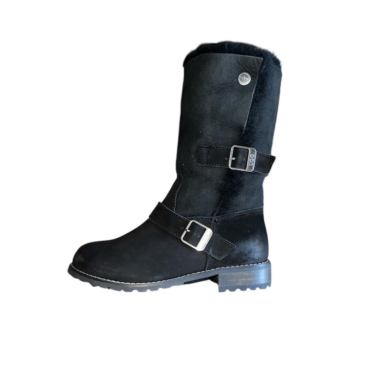 OzWear Ugg: Daisy Heel Ballerina Cow Suede Shoes | Depop