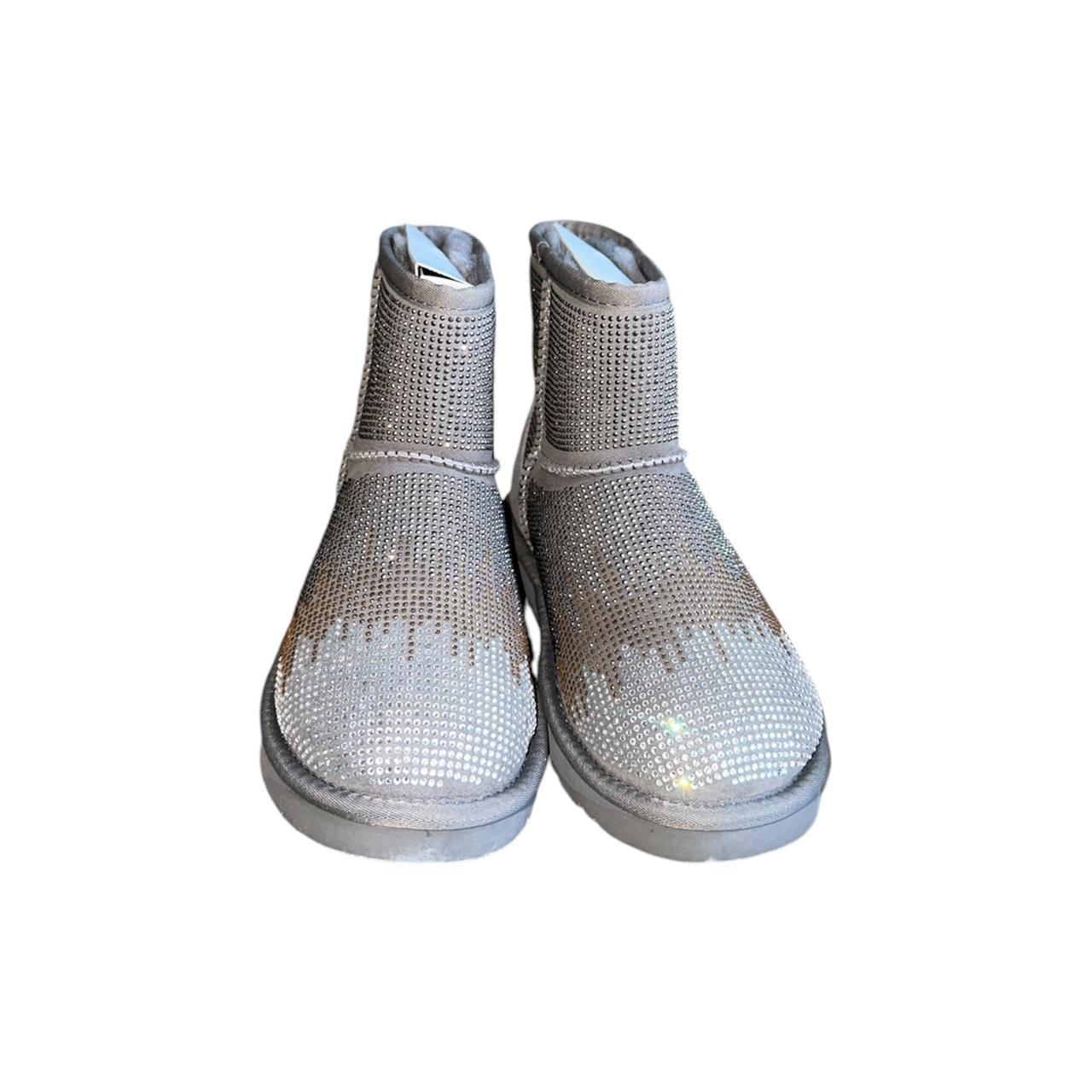 UGG DAISY HEEL BALLERINA グレー 9/39 OzWear Ugg: Daisy Heel Ballerina Cow Suede Shoes | Depop