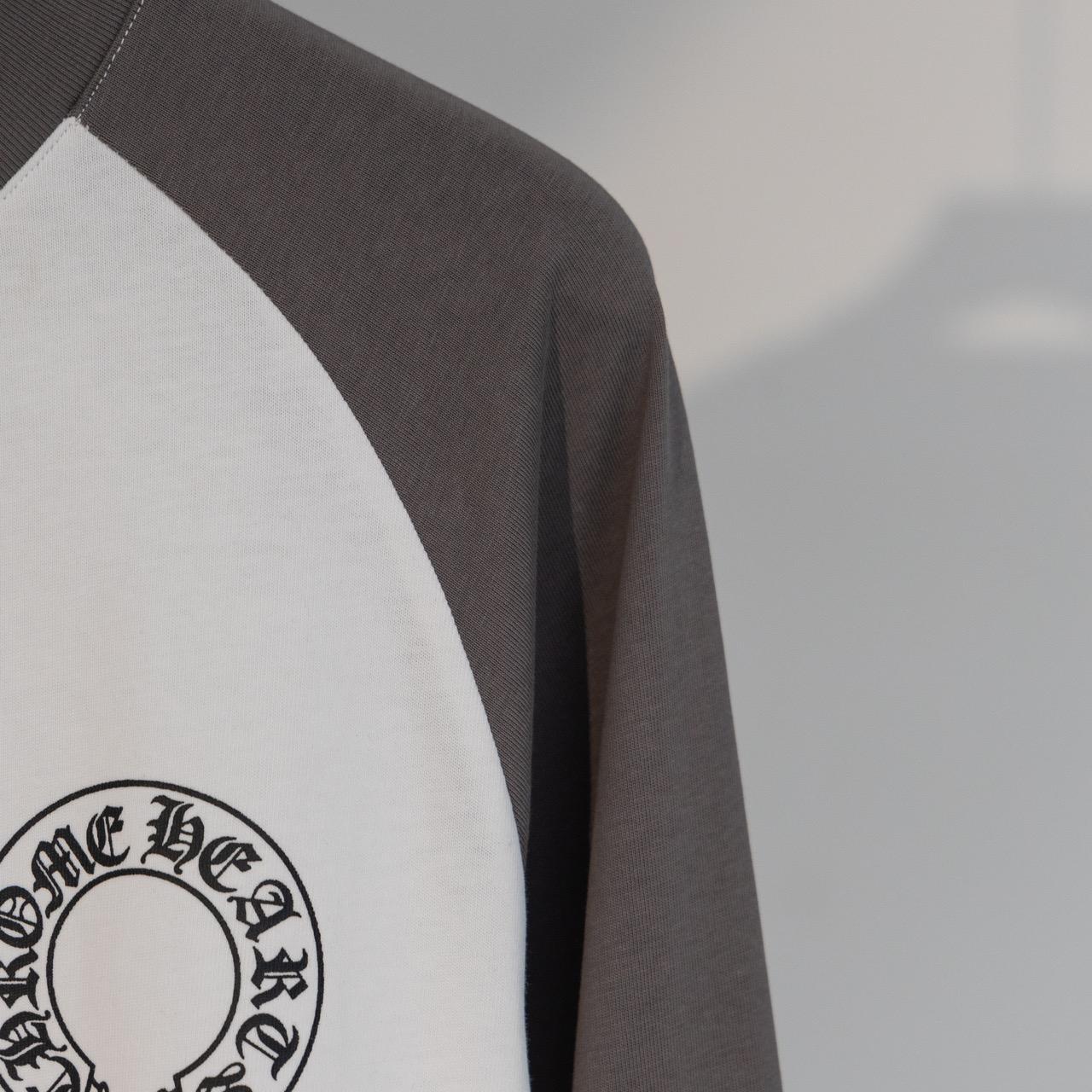 Chrome hearts Grey Long sleeve T-shirt | Depop