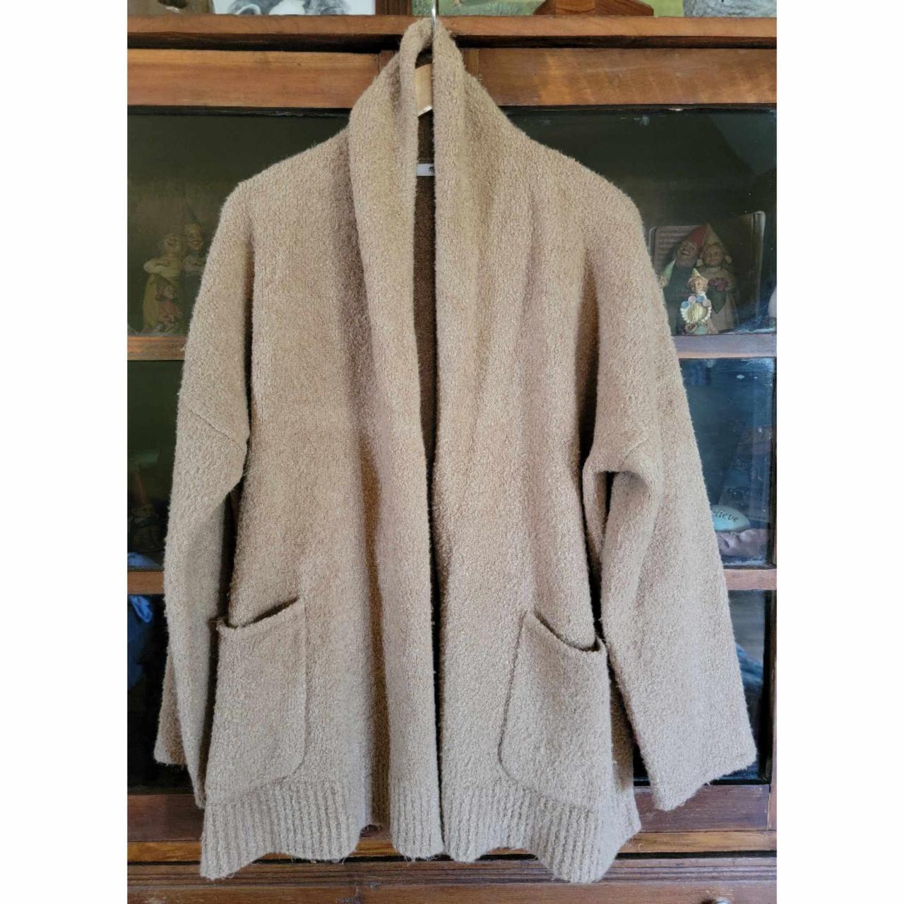 Madewell online Gallatin Shawl Collar Cardigan Sweater, Camel Brown, Size Large