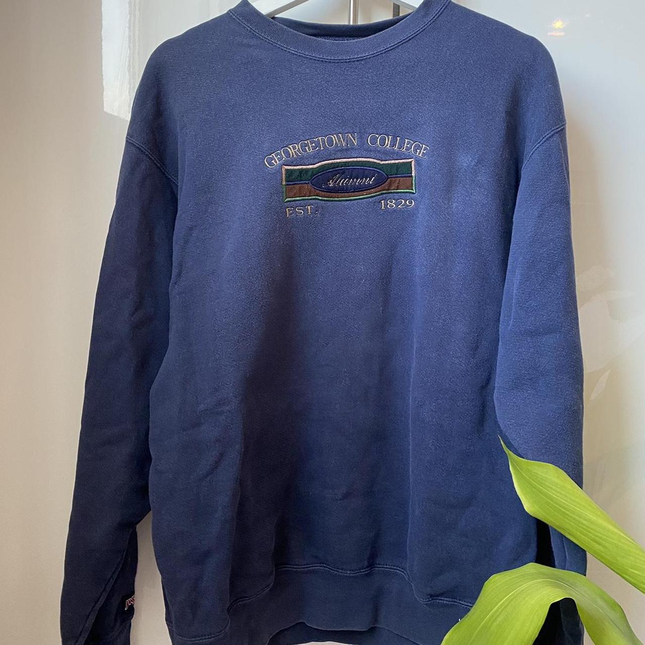 Vintage 1990s University Of Washington Collegiate shops Crewneck / Embroidered / NCAA Sweatshirt / Sportswear / Americana / Jansport / Made In USA