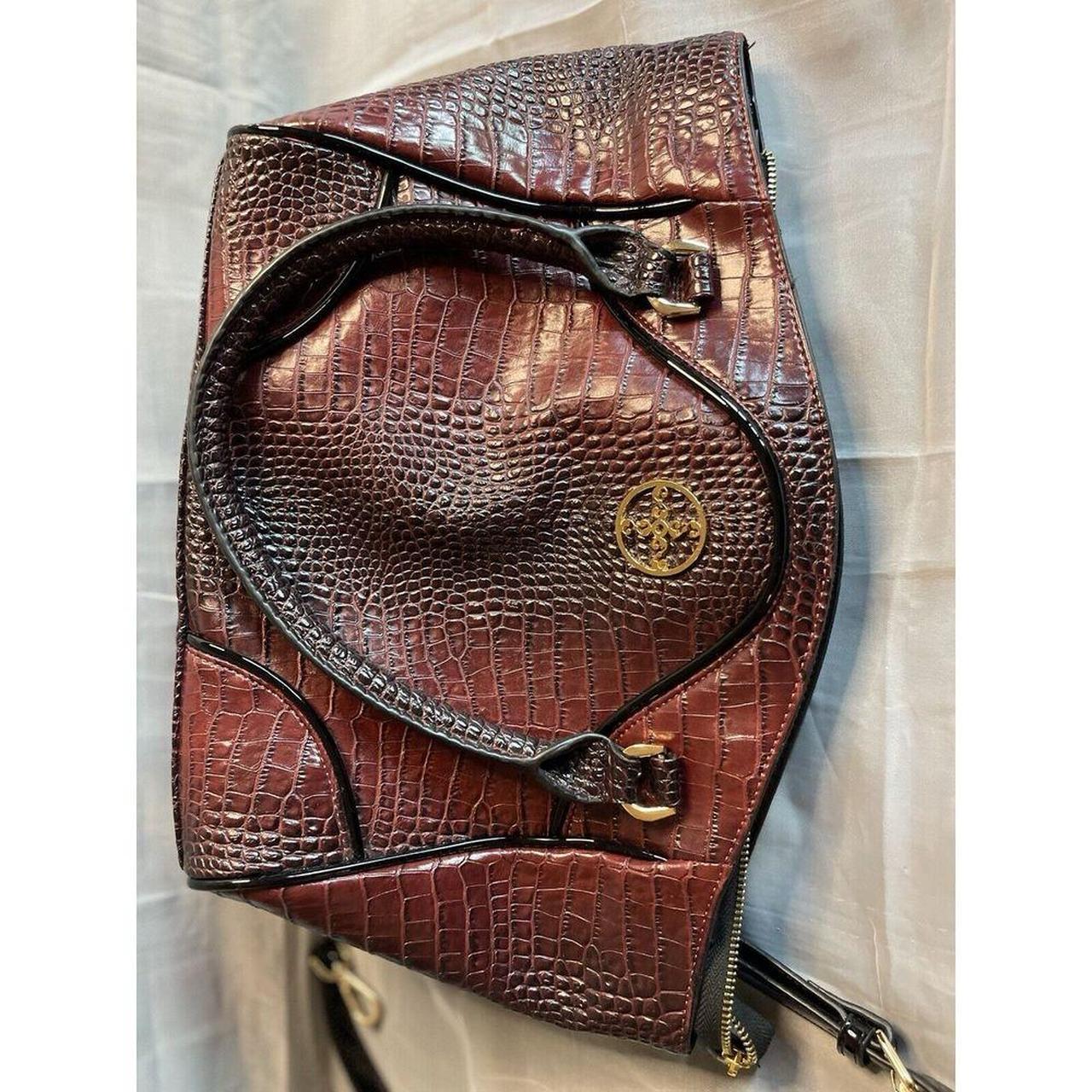 Stauer Avalon Crocodile-Embossed Handbag Depop