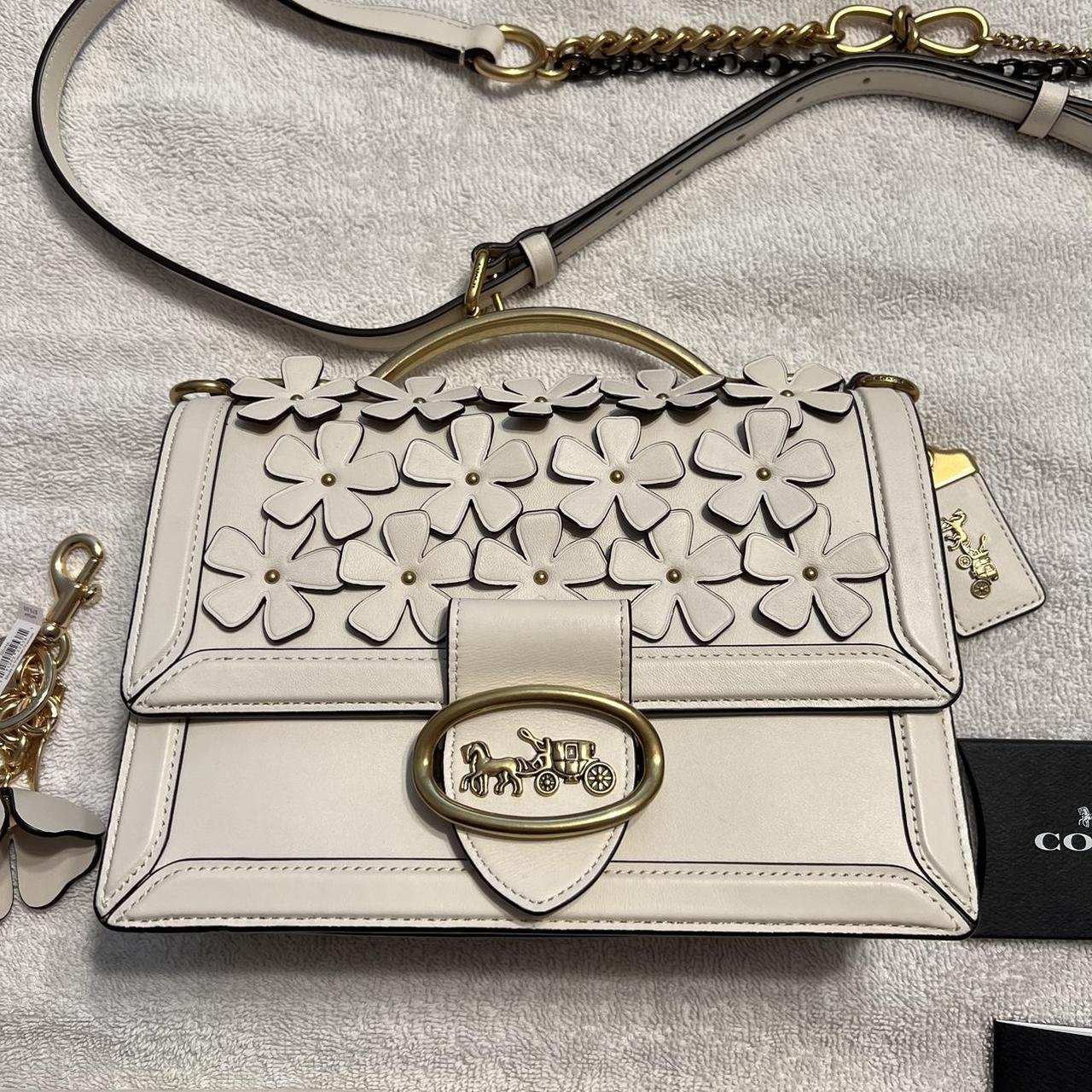 Coach purse chalk authentic color