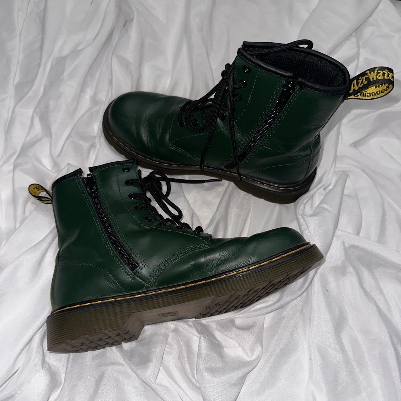 Dr. Martens green boots! These boots are superrr... - Depop