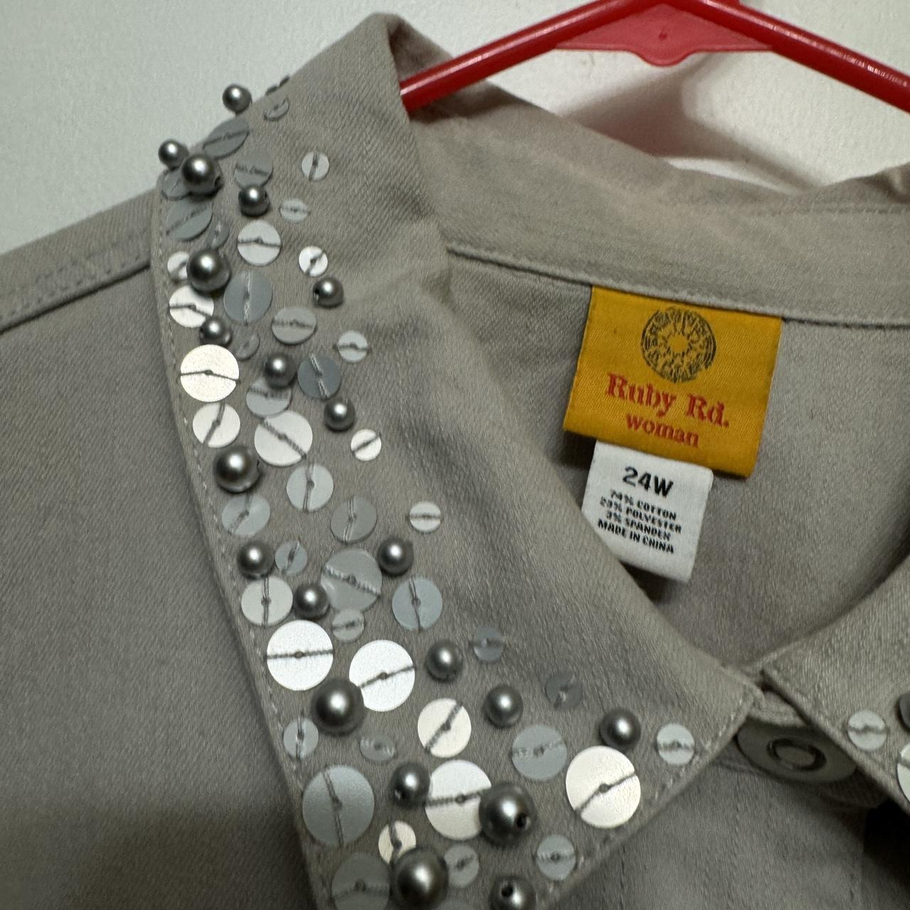 Ruby Rd. Women's Jacket - Grey/Cream - 24 – Ruby … - image 4