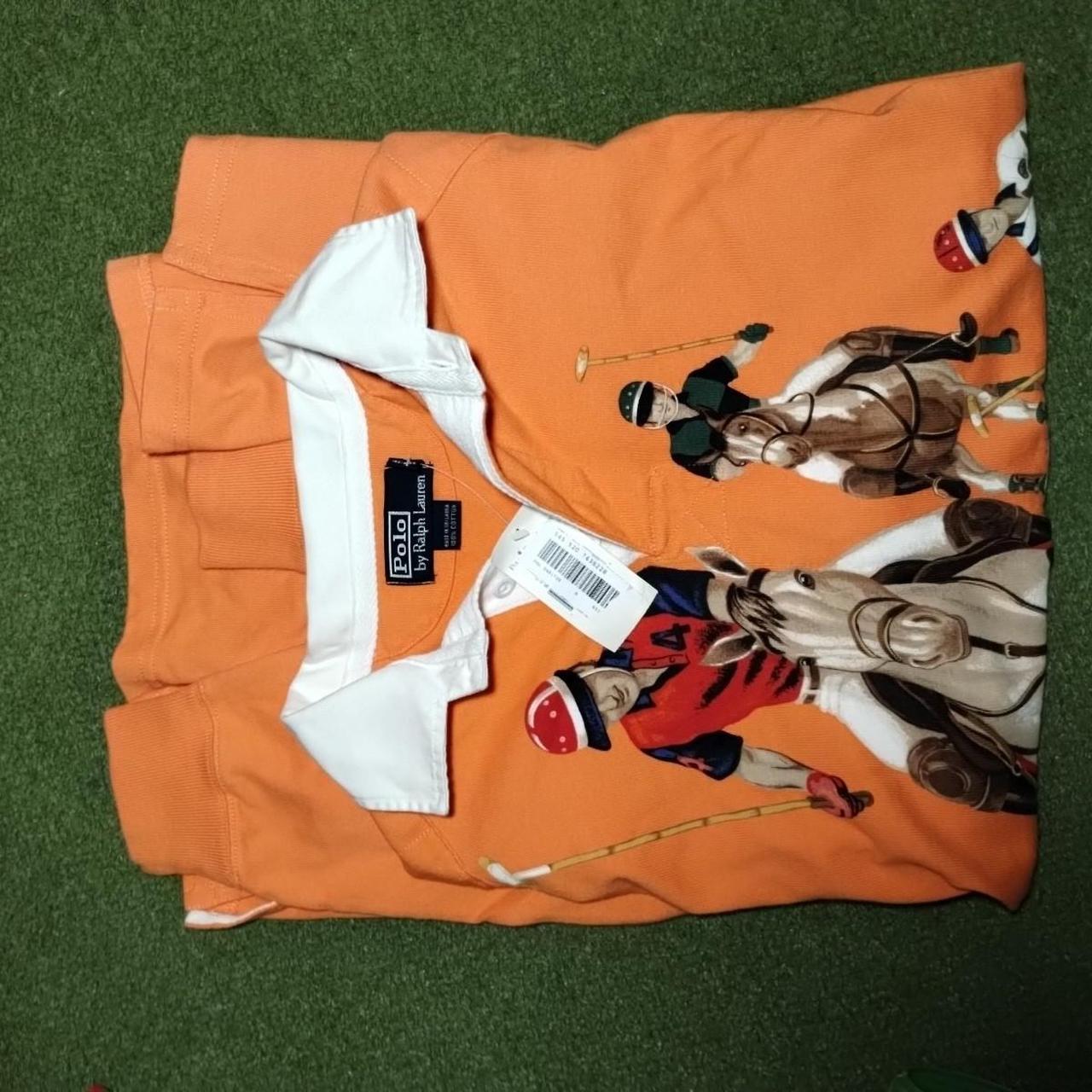 Vintage polo Ralph Lauren 5 horsemen rugby shirt M Depop