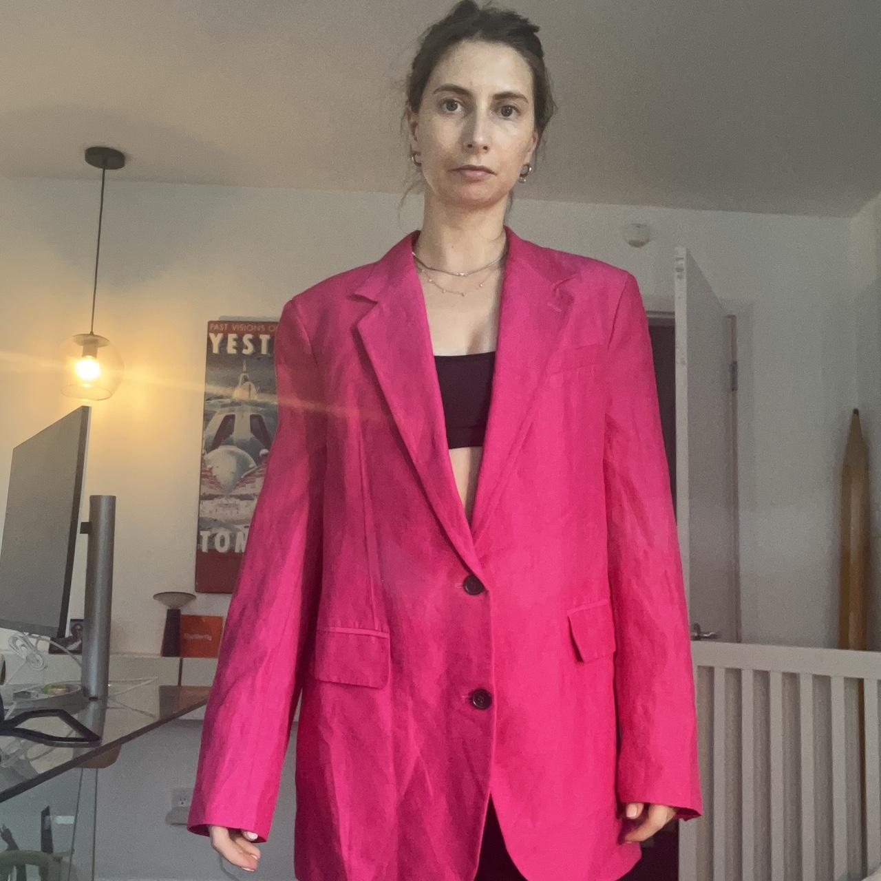 Aritzia Babaton Pink oversized blazer perfect for. Depop