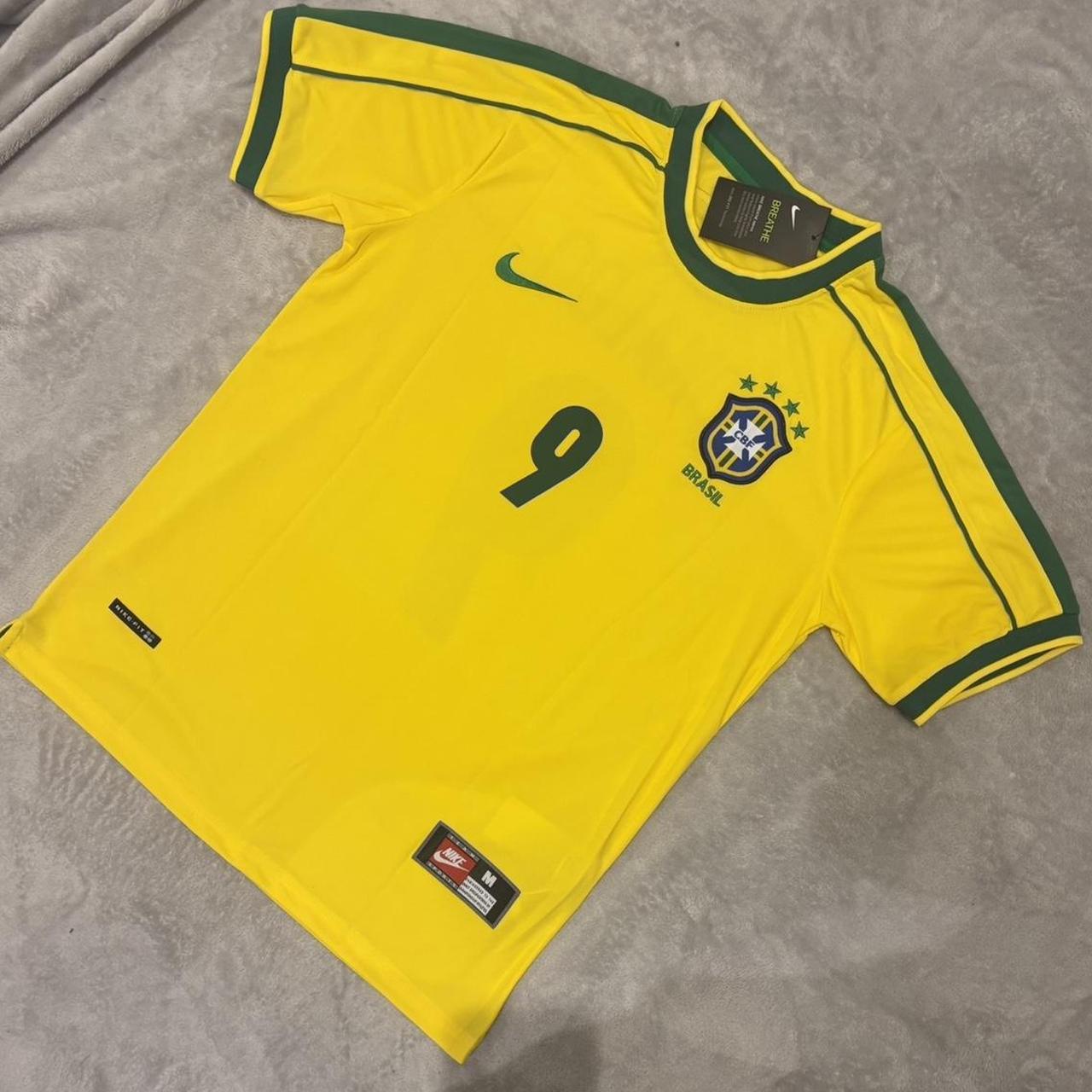 R9 Brazil 1998 World Cup Jersey 🟢🟡 Sizes S,M,L Can... | Depop