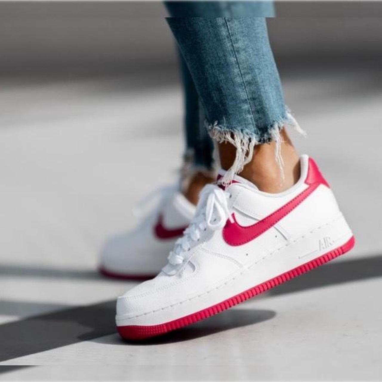 Nike Women s Air Force 1 Low 07 Wild Cherry Size 9 Depop