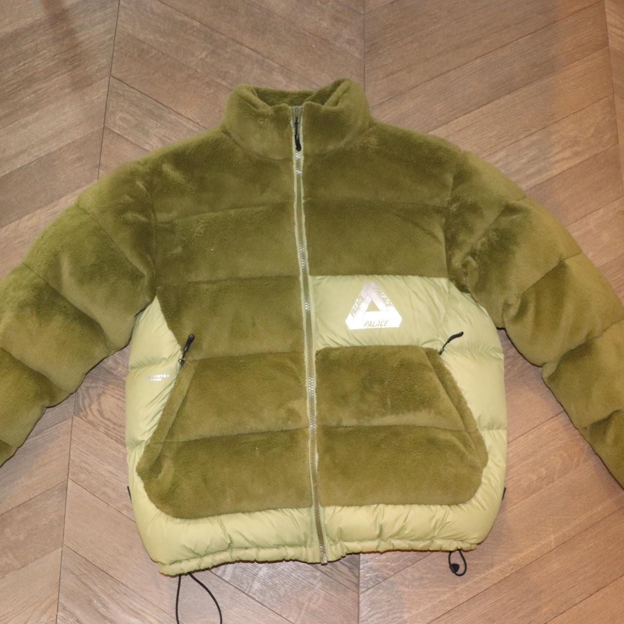 Palace Polartec High Loft Puffa 'Olive'... - Depop