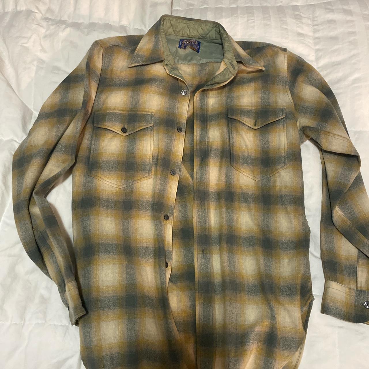 Pendleton Wool , no pearl snaps normal buttons ... - Depop