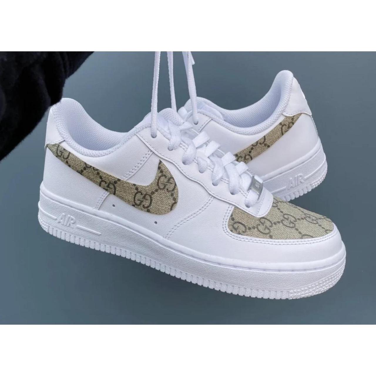 Nike AF1 Monogram Gucci Sneakers Size 9.5 Depop