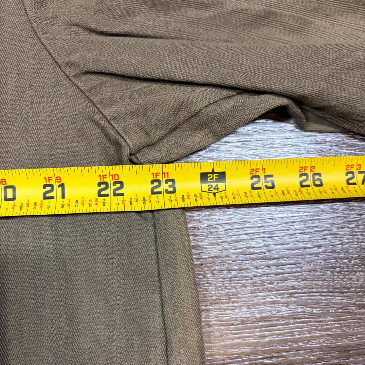 Vintage Men's Shirt - Tan – Mens Vintage Military… - image 5