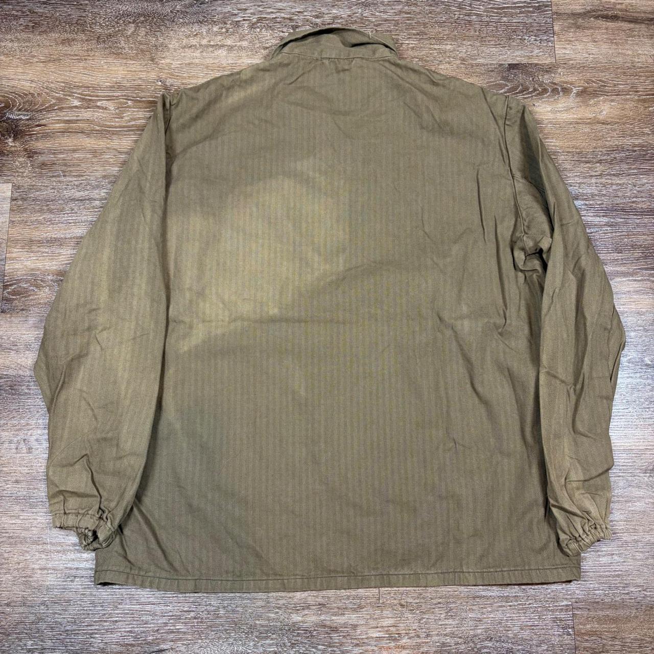Vintage Men's Shirt - Tan – Mens Vintage Military… - image 3