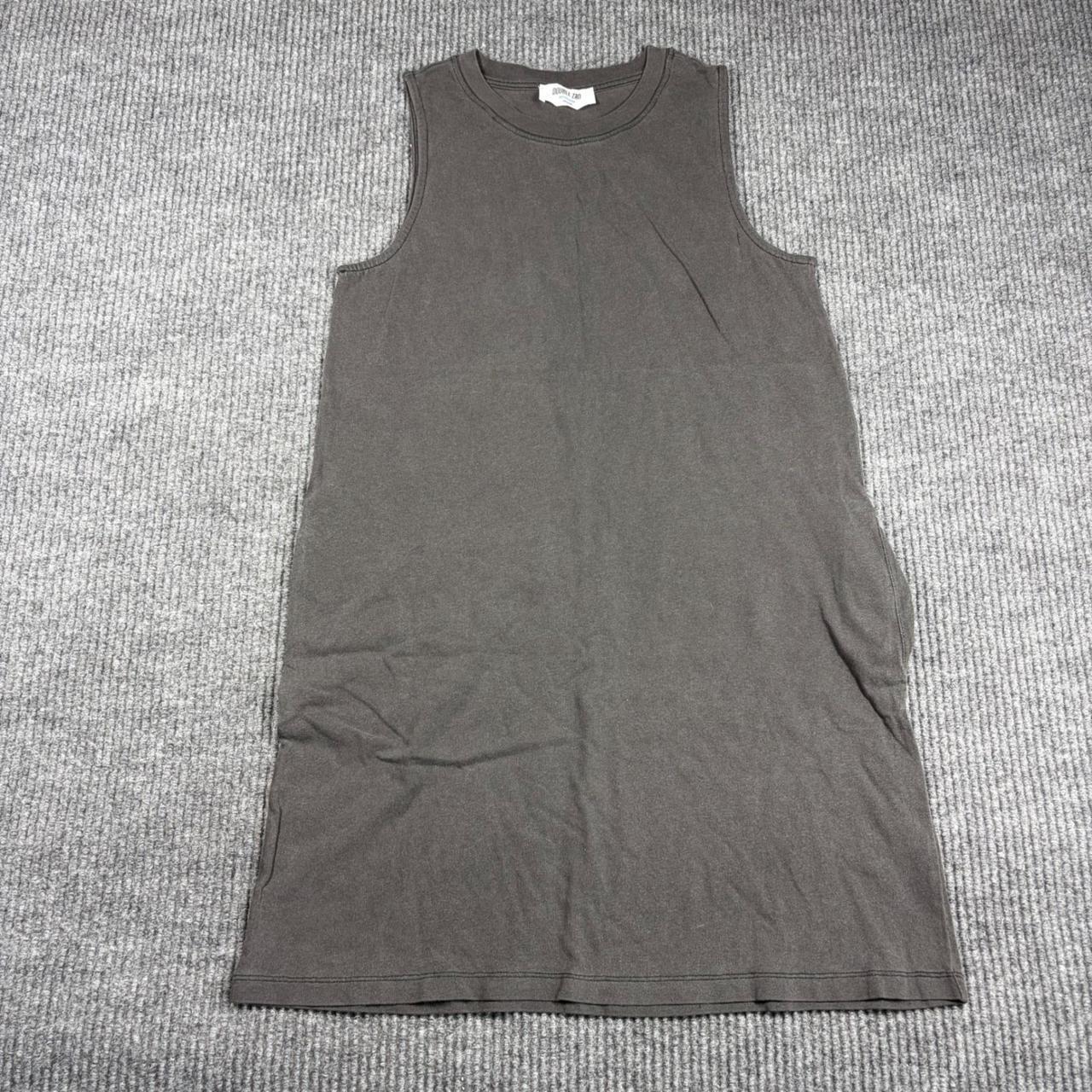 Ground zero men's preloved grey minimalist streetwear grunge vest