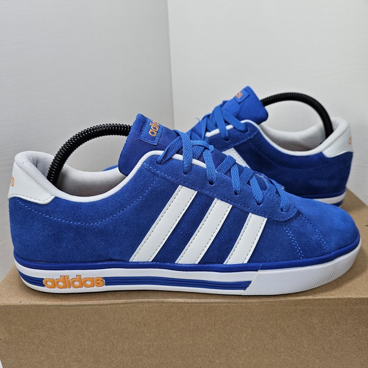 Adidas daily team suede trainers blue online